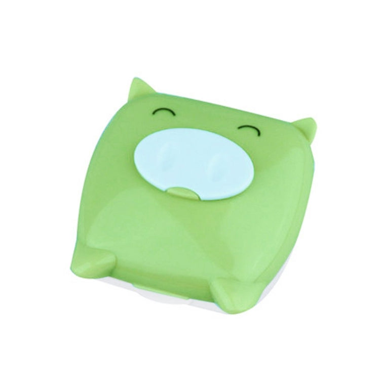 Cute Unisex Pig Cartoon Contact Lens Case Storage Box Contact Lenses Box