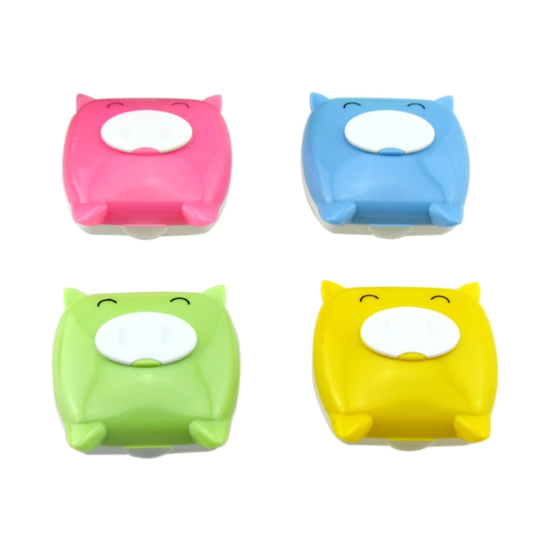 Cute Unisex Pig Cartoon Contact Lens Case Storage Box Contact Lenses Box
