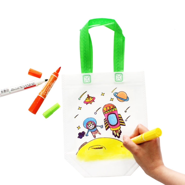 3 PCS Painted Bag Children Graffiti Environmental Protection Handbag Painting Toy