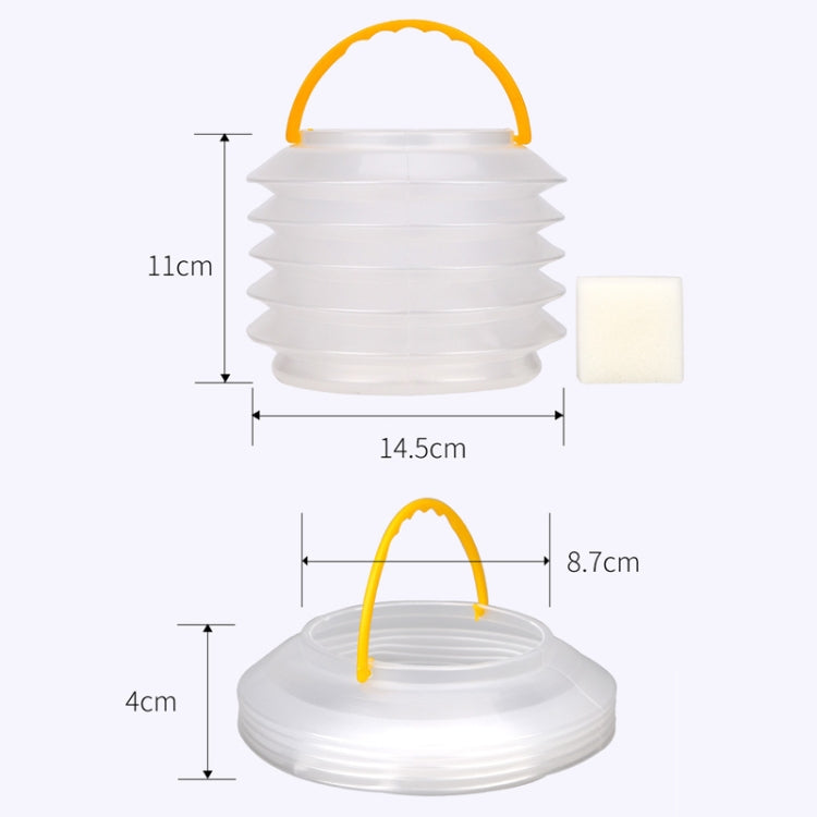 Translucent Wash Pen Barrel Brush Wash Holder Student Cleaning Art Supplies