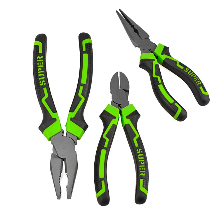 Industrial Grade Multi-function Wire Tip Oblique Pliers, Type:Long Nose Pliers 6 Inch
