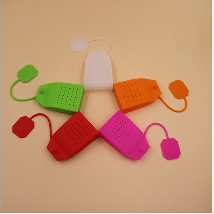 2 PCS Bag Style Silicone Tea Strainer Herbal Spice Infuser Filter Kitchen Coffee Tea Tools Random Color Delivery