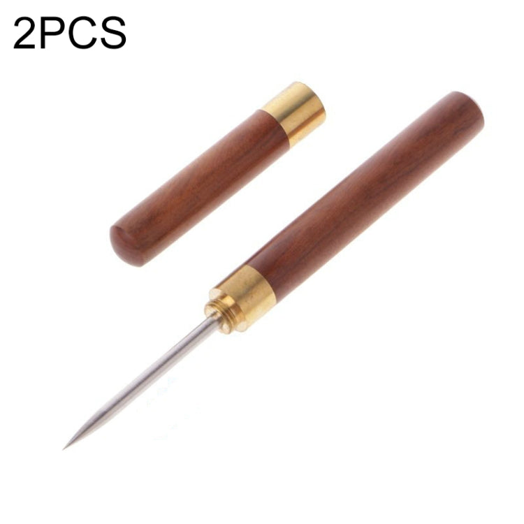 2 PCS Puer Tools Tea Cone Needle For Breaking Prying Tea Brick Professional Tool, Size:05