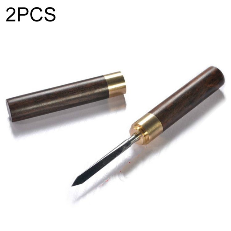 2 PCS Puer Tools Tea Cone Needle For Breaking Prying Tea Brick Professional Tool, Size:06
