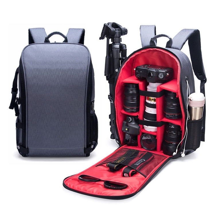 SLR Camera Bag Anti-theft Waterproof Large Capacity Shoulder Outdoor Photography Bag Fashion Camera Backpack