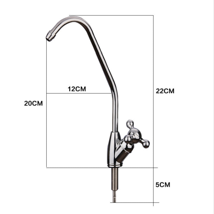 RO185 Water Purifier Universal Faucet for Truliva/Litree/Angel/Midea, Style:2 Points Single Tap