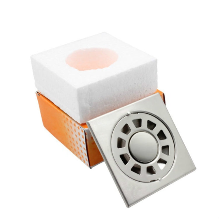 3 PCS Stainless Steel Square Deodorant Floor Drain Bathroom Kitchen Filter