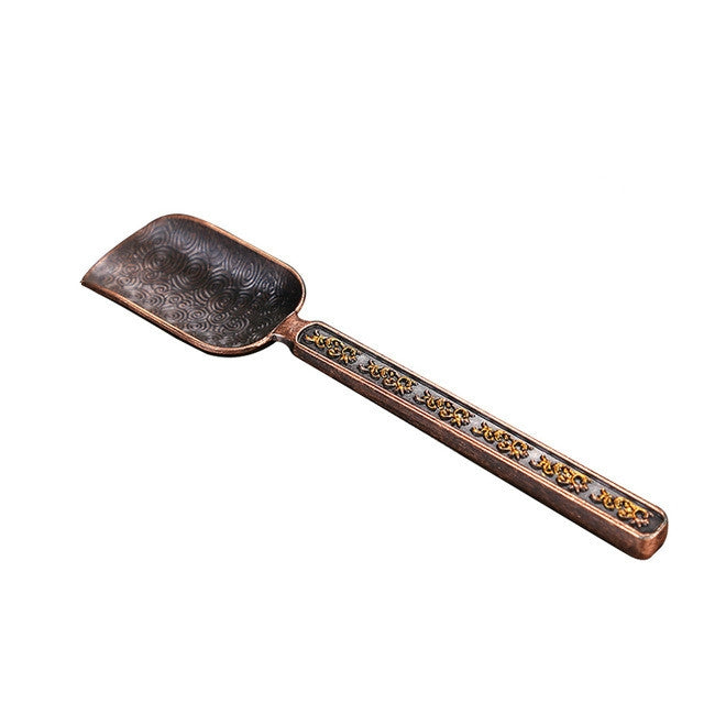 Chinese Copper Tea Spoon Tea Leaves Chooser