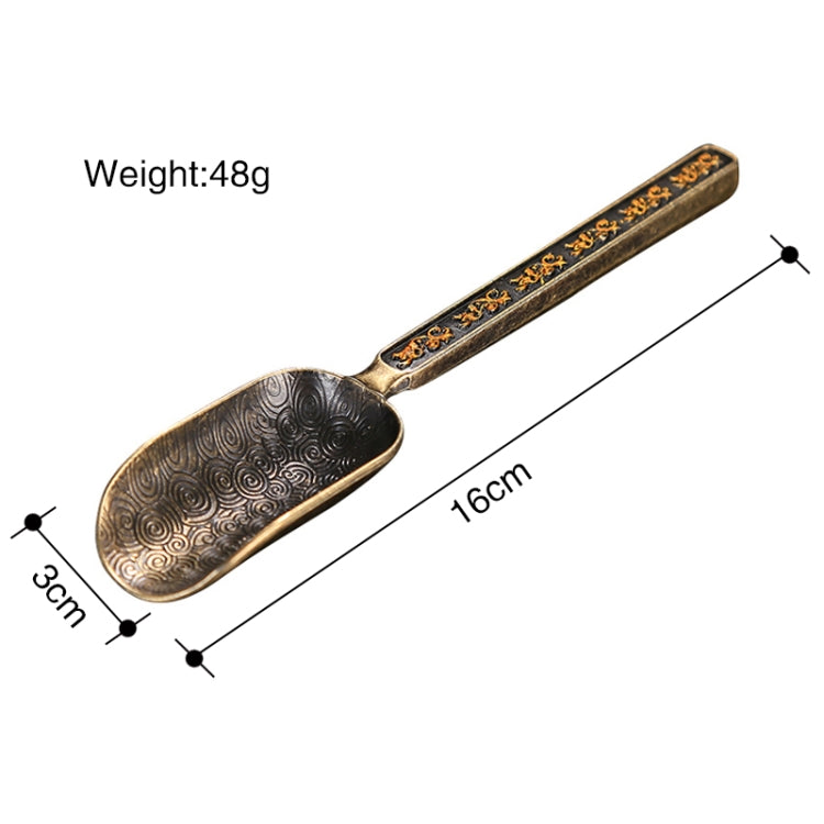 Chinese Copper Tea Spoon Tea Leaves Chooser