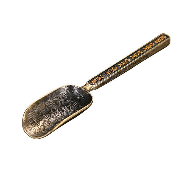 Chinese Copper Tea Spoon Tea Leaves Chooser