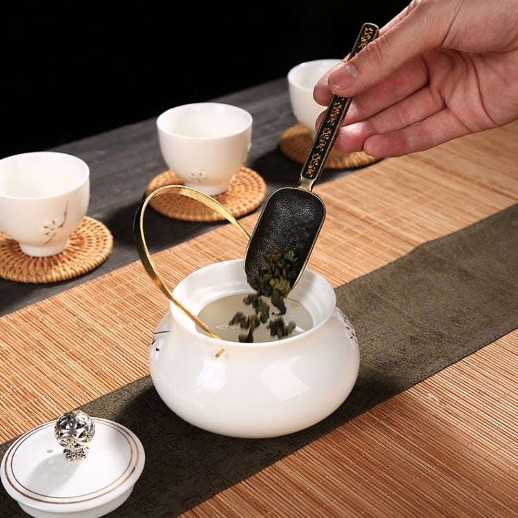 Chinese Copper Tea Spoon Tea Leaves Chooser