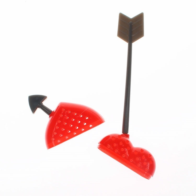 3 PCS Tea Infuser Bags Strainer Teaspoon Filter Love Heart(Red)