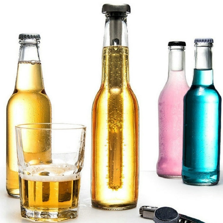 2 PCS 304 Stainless Steel Quick Freezing Ice Wine Cooler Portable Cooling Rod Cooling Wine Rod