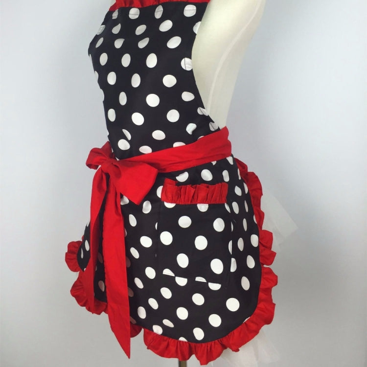 Cotton Dot Overalls Apron