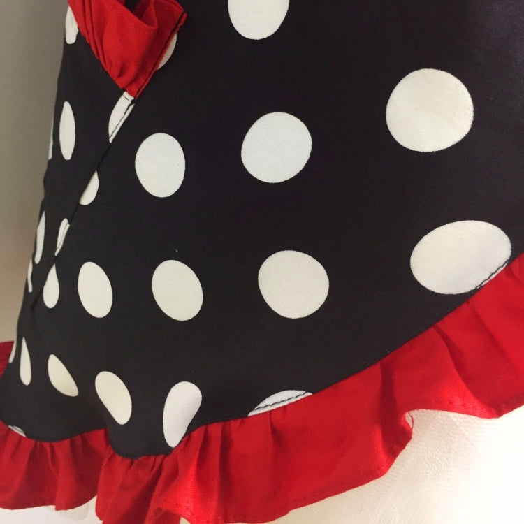 Cotton Dot Overalls Apron