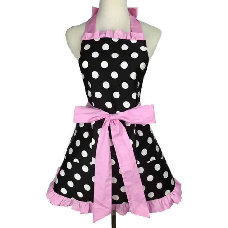 Cotton Dot Overalls Apron