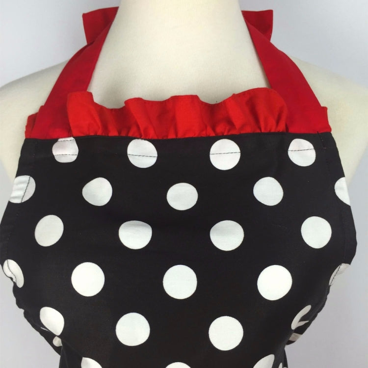 Cotton Dot Overalls Apron