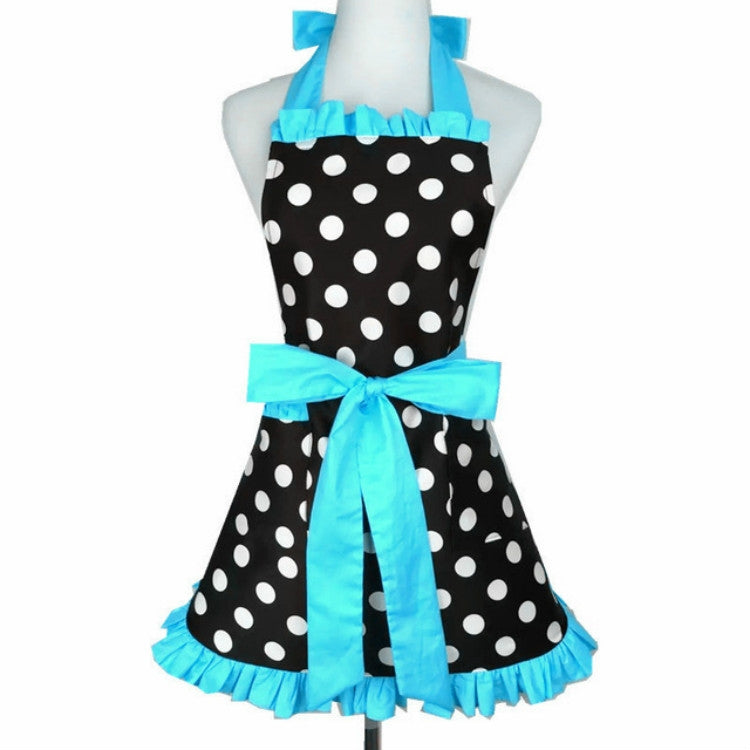 Cotton Dot Overalls Apron