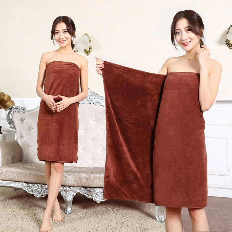 Microfiber Women Sexy Bath Towel Wearable Beach Towel Soft Beach Wrap Skirt Super Absorbent Bath Gown Quick Dry Towel, Size:180cmx80cm