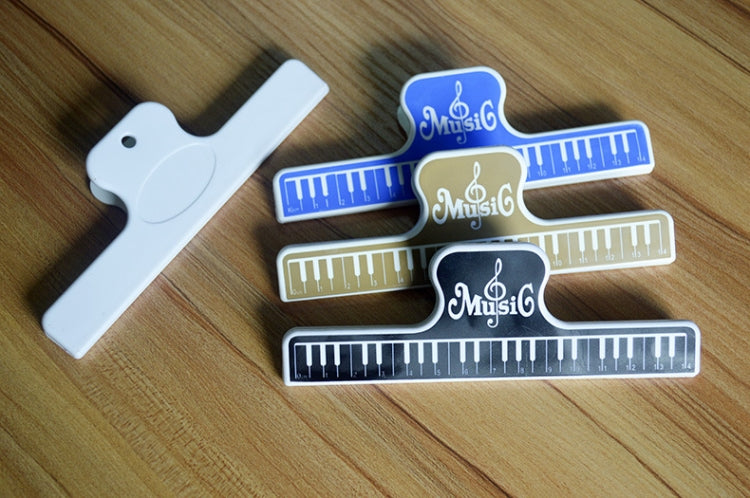 5 PCS / Pack Colorful Plastic Sheet Music Clip, Size:15.5x2x4.8cm