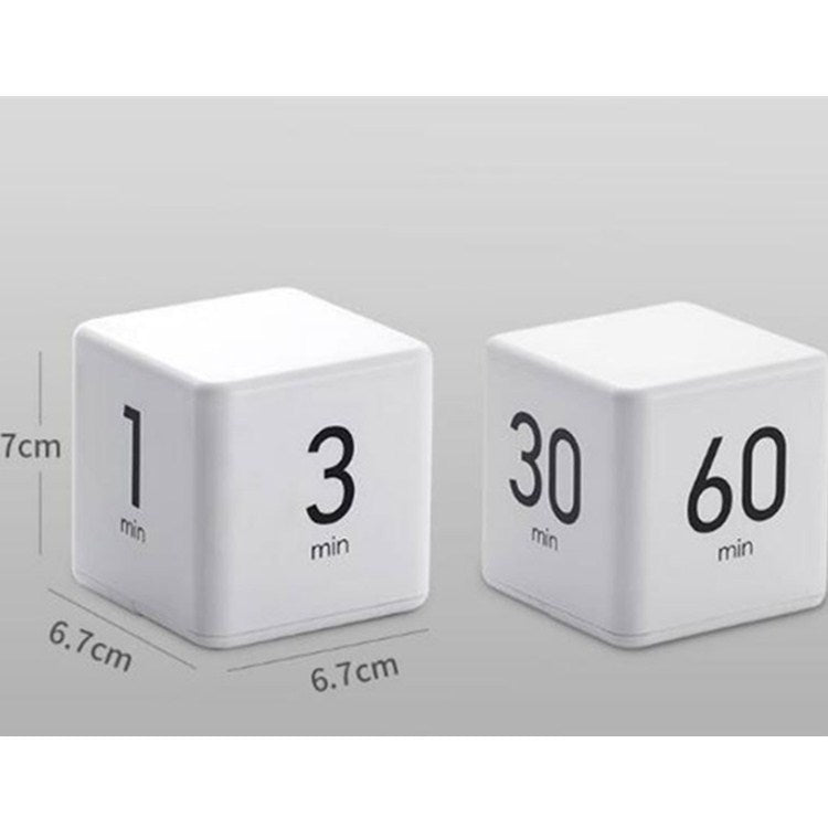 LED Rubiks Cube Time Manager Kitchen Timer, Style:1-3-5-10