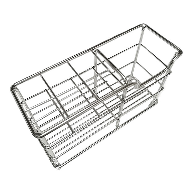 Stainless Steel Toothbrush Toothpaste Rack Plaid Pen Holder Storage Rack
