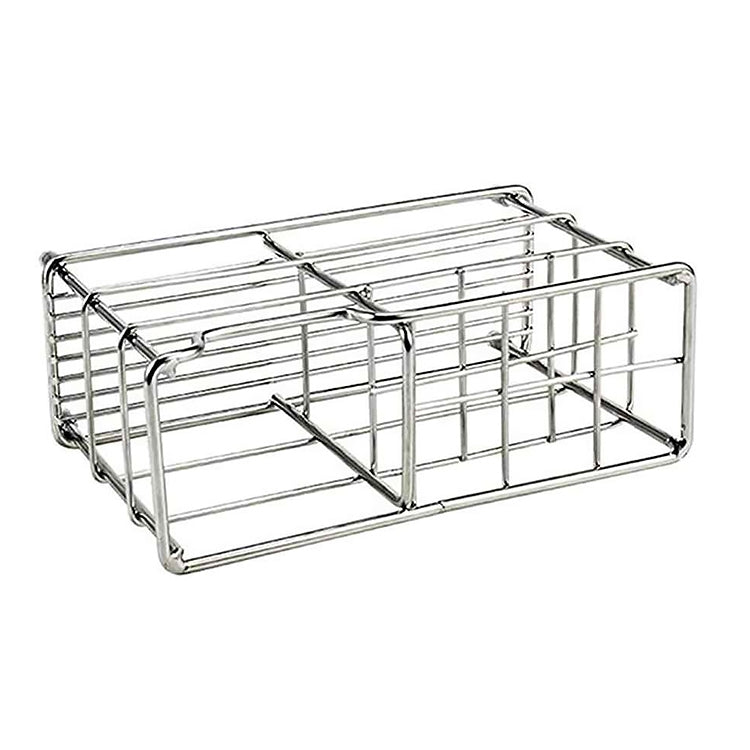 Stainless Steel Toothbrush Toothpaste Rack Plaid Pen Holder Storage Rack