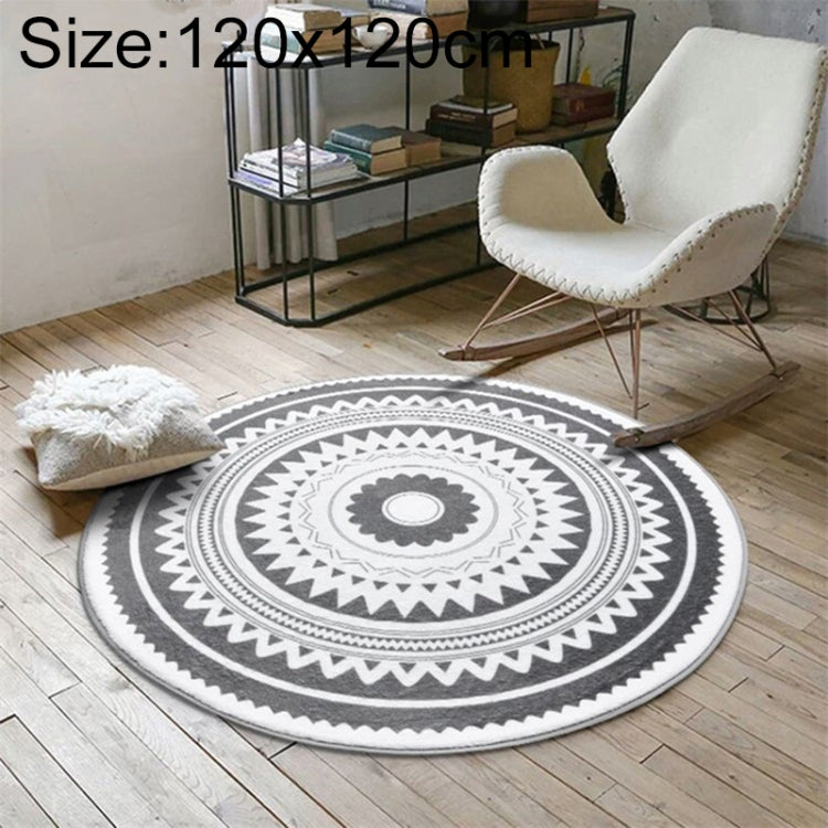 Round Carpets for Living Room Children Play Floor Mat, Size:120cm Diameter