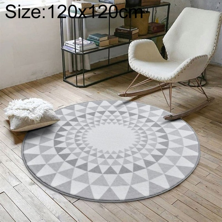 Round Carpets for Living Room Children Play Floor Mat, Size:120cm Diameter