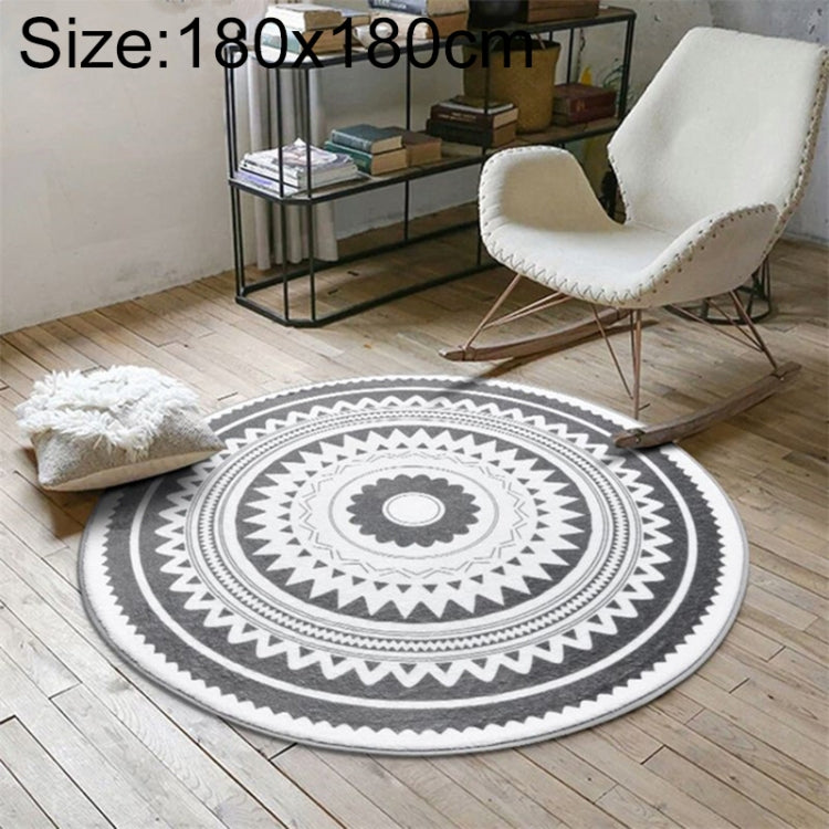 Round Carpets for Living Room Children Play Floor Mat, Size:180cm Diameter