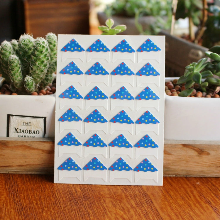 2 PCS Cartoon Dot Corner Sticker Hand Paste Album Photo Sticker