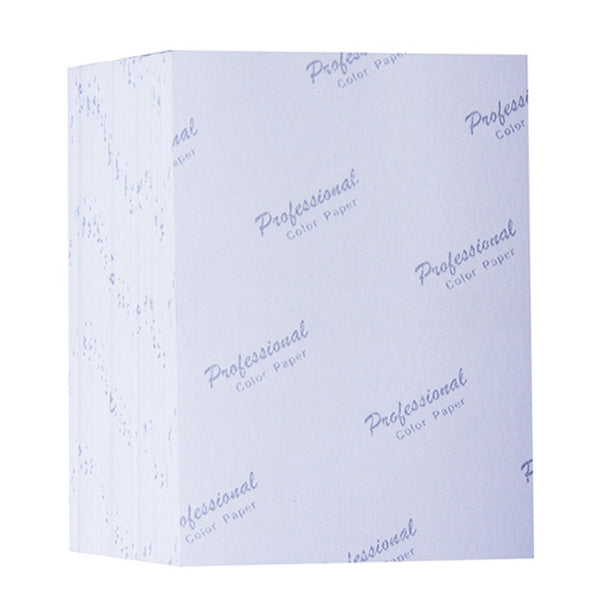 100 PCS 6 Inch Inkjet Printing Paper Photo Paper Color Single-Sided Coated Printing Highlight Waterproof Luminous Paper