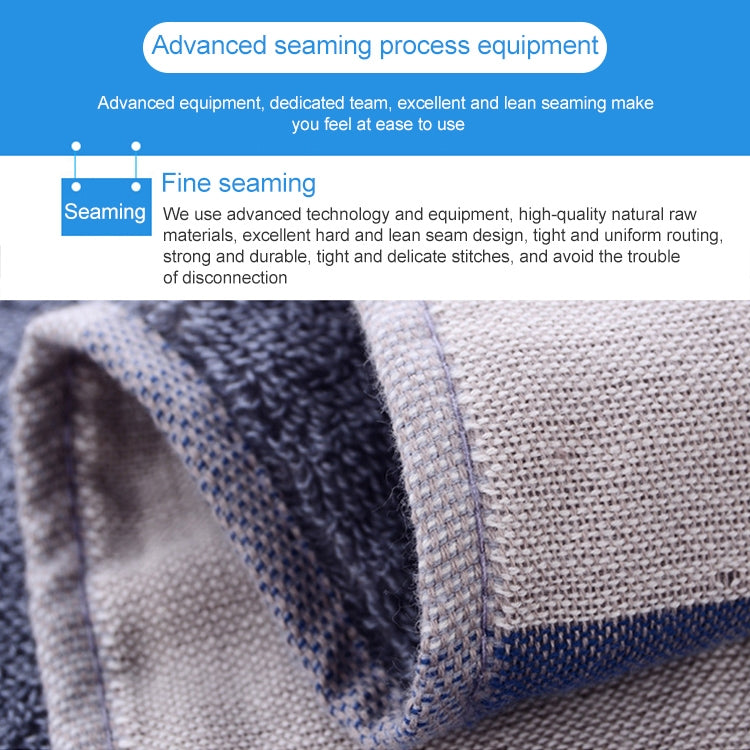 32-Strand Cotton Gauze Checked Bath Towel(Green)