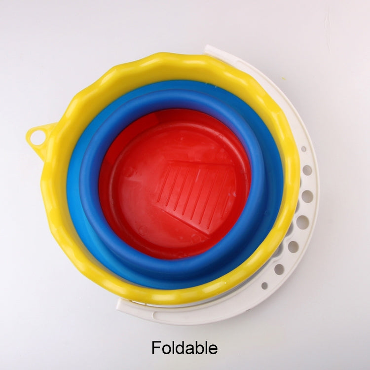 Outdoor Travel Folding Rinse Brush Wash Pen Barrel Container