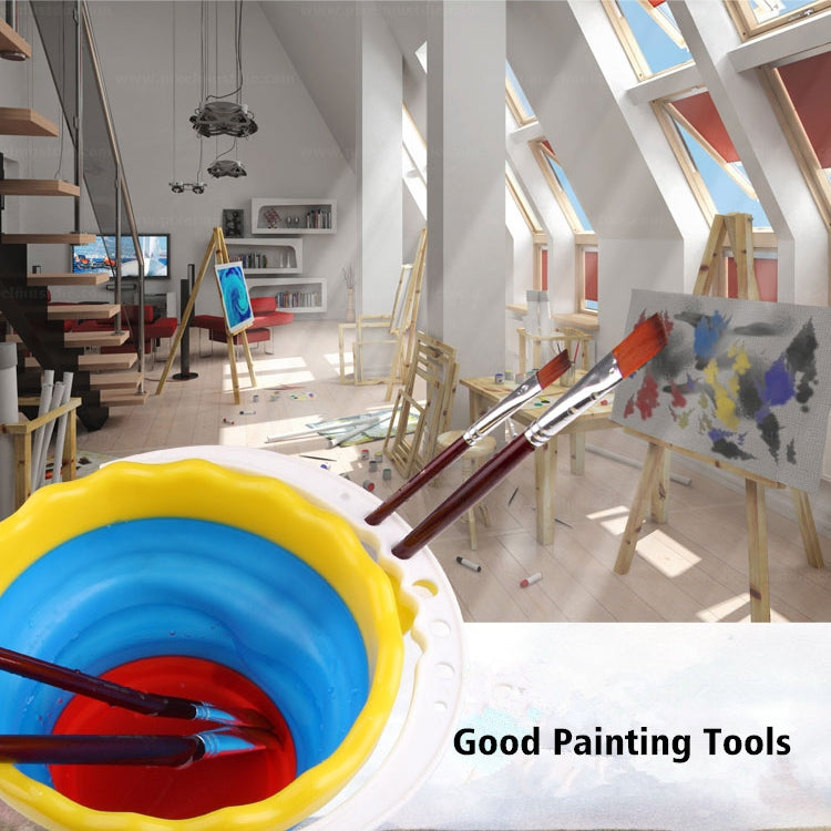 Outdoor Travel Folding Rinse Brush Wash Pen Barrel Container