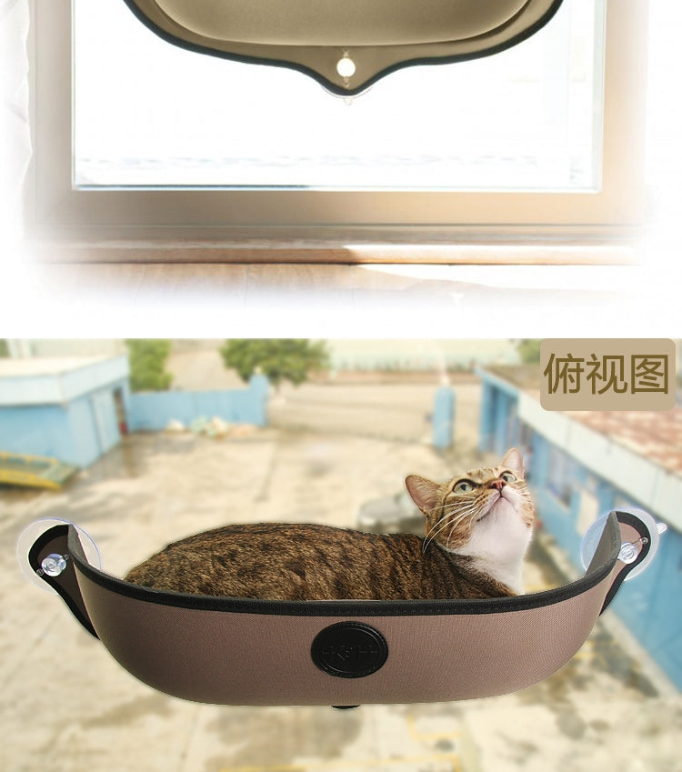 2 PCS Cat Window Hammock for Pet Removable Cat Window Bed Hammock Cat Hammock Window Bed