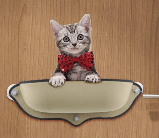 2 PCS Cat Window Hammock for Pet Removable Cat Window Bed Hammock Cat Hammock Window Bed