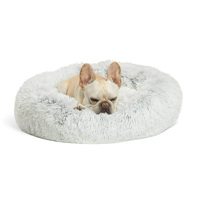 Autumn and Winter Plush Round Pet Nest Warm Pad Small kennel, Size:60cm