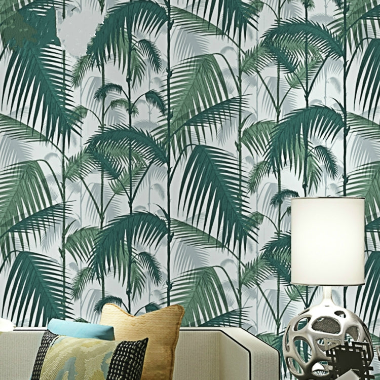 Palm Leaves Non-woven Wallpaper Wall Background Garden Plant Wallpaper