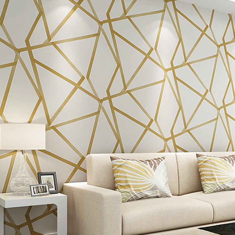 Modern Minimalist Geometric Pattern Non-woven Wallpaper Bedroom Living Room Wallpaper