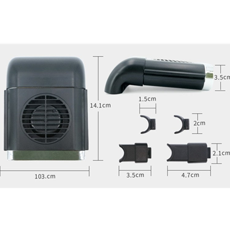 2 PCS F405 Car Seat Back USB Cooling Fan