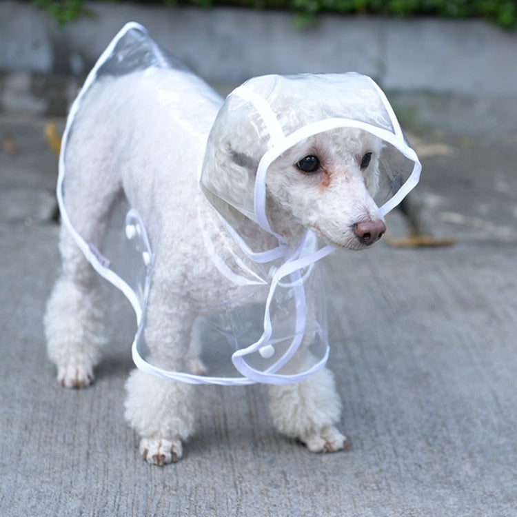 Waterproof Transparent Raincoat Clothing for Pet Dog, Size:XS
