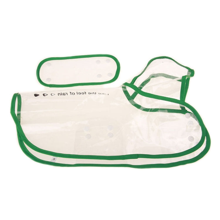 Waterproof Transparent Raincoat Clothing for Pet Dog, Size:S
