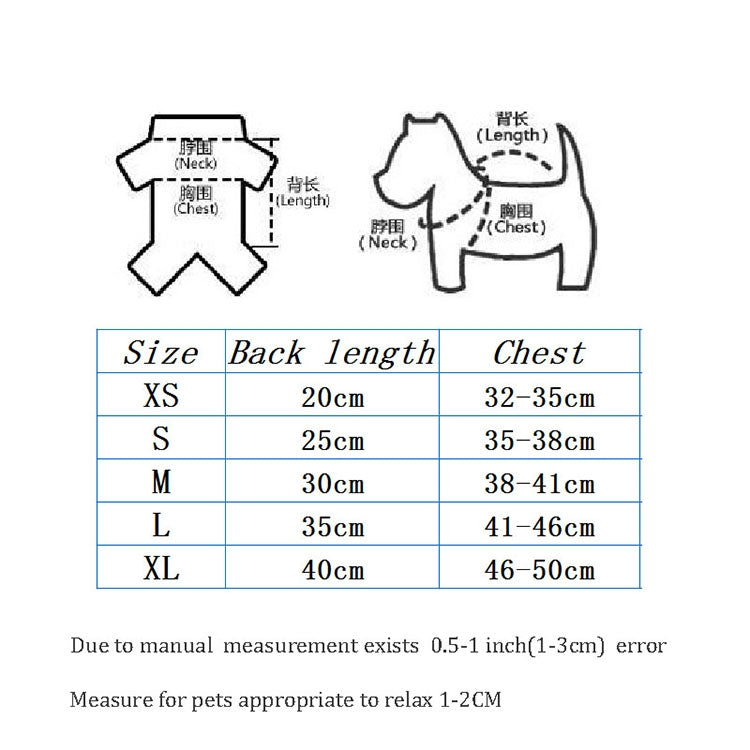 Waterproof Transparent Raincoat Clothing for Pet Dog, Size:M