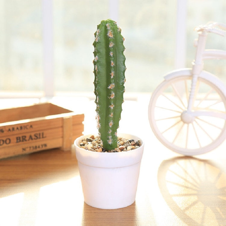 Simulation Cactus Prickly Pear Landscape Garden Gome Office Decoration, Style:Small Fairy Column