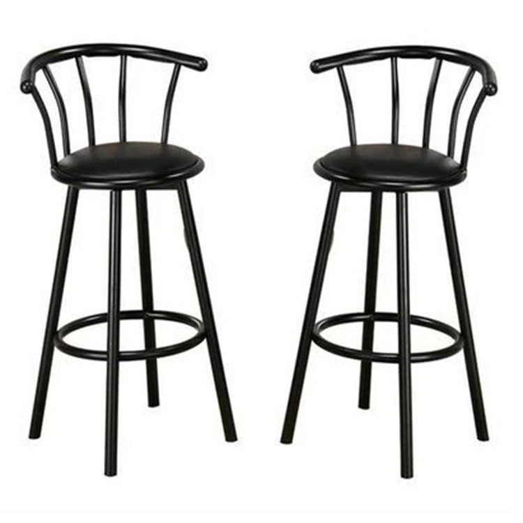 Modern Rotating Chair Steel High Counter Bar Furniture, Color:Backrest