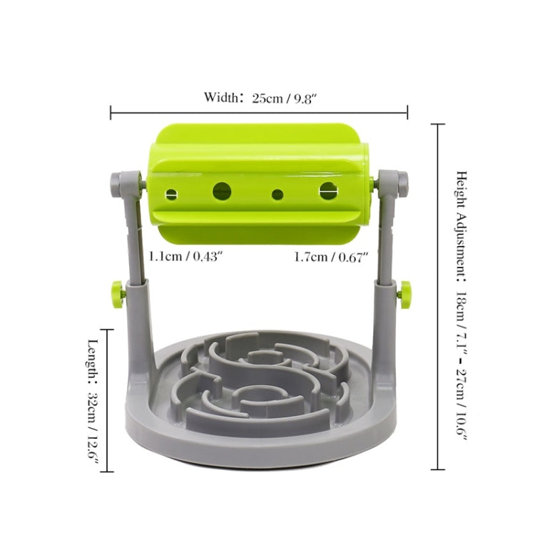 Pet Supplies Cats and Dogs Food Bowl Toy Drum Type Food Leaker Adjustable Food Utensils