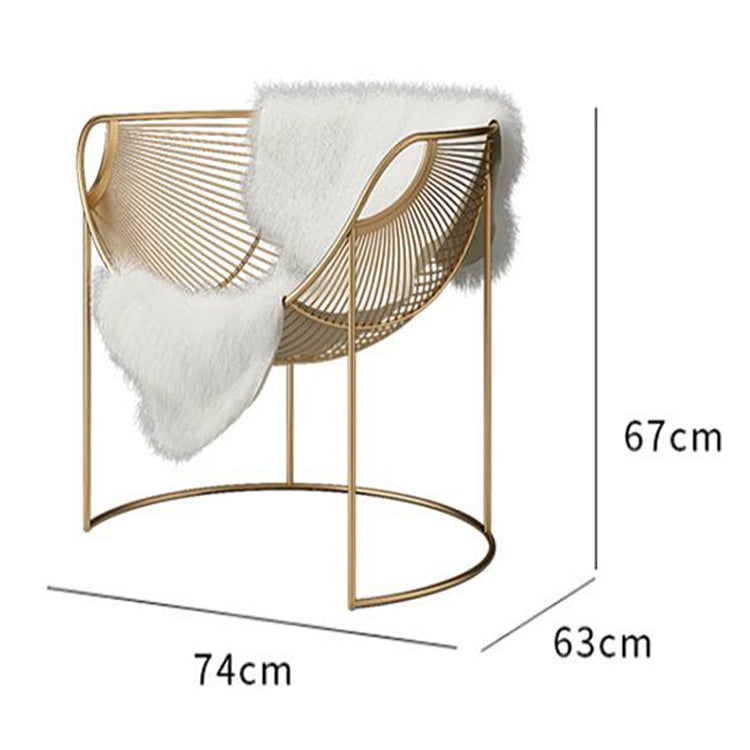 Nordic Modern Minimalist Fashion Iron Home Creative Office Chair