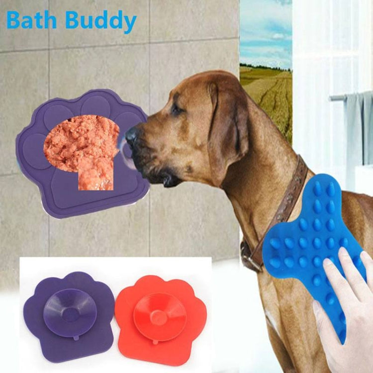 Pet Silicone Fixed Suction Cup Bowl Slow Eating Divert Attention Bath Products