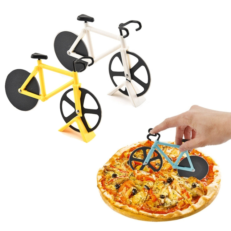 Stainless Steel Bicycle Pizza Cutter Knife Cake Cutter Creative Hob Random Color Delivery